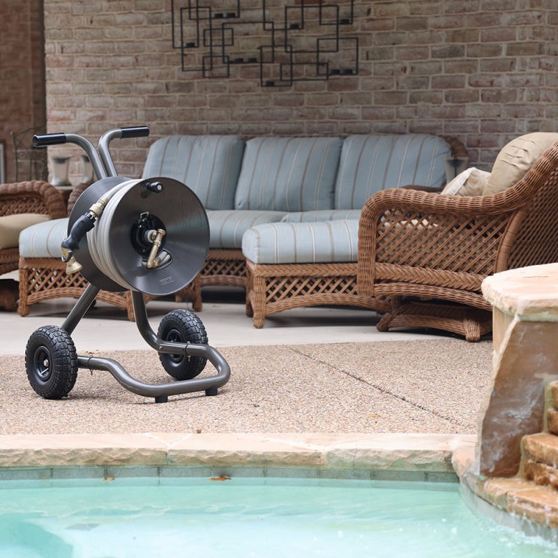 2-Wheel Garden Hose Reel Cart - Image 13