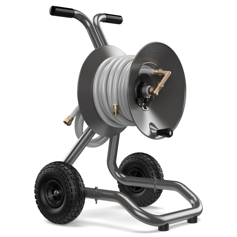 2-Wheel Garden Hose Reel Cart - Image 3