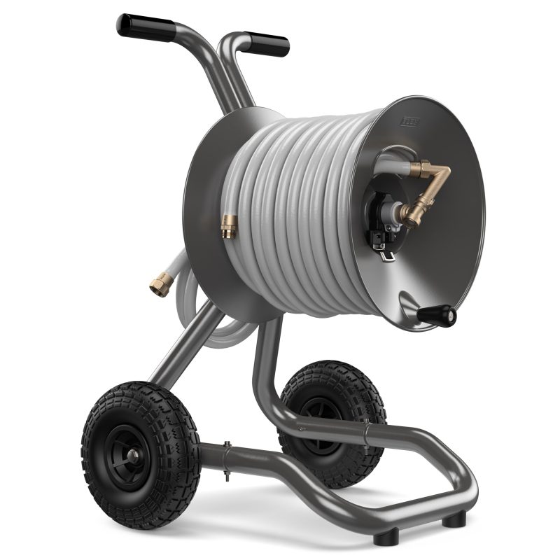 2-Wheel Garden Hose Reel Cart - Image 7