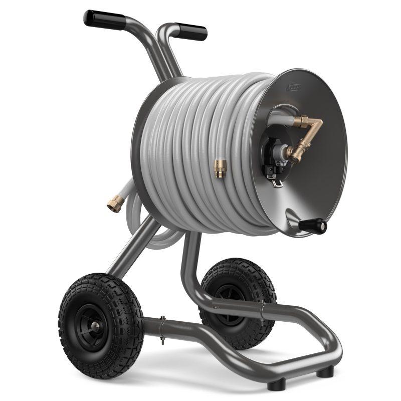 2-Wheel Garden Hose Reel Cart - Image 9