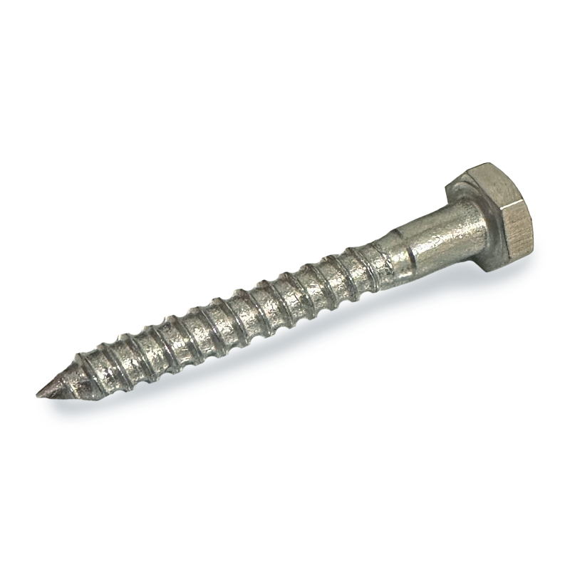 1/4" Stainless Steel Wood Lag Screw- 4 Pack