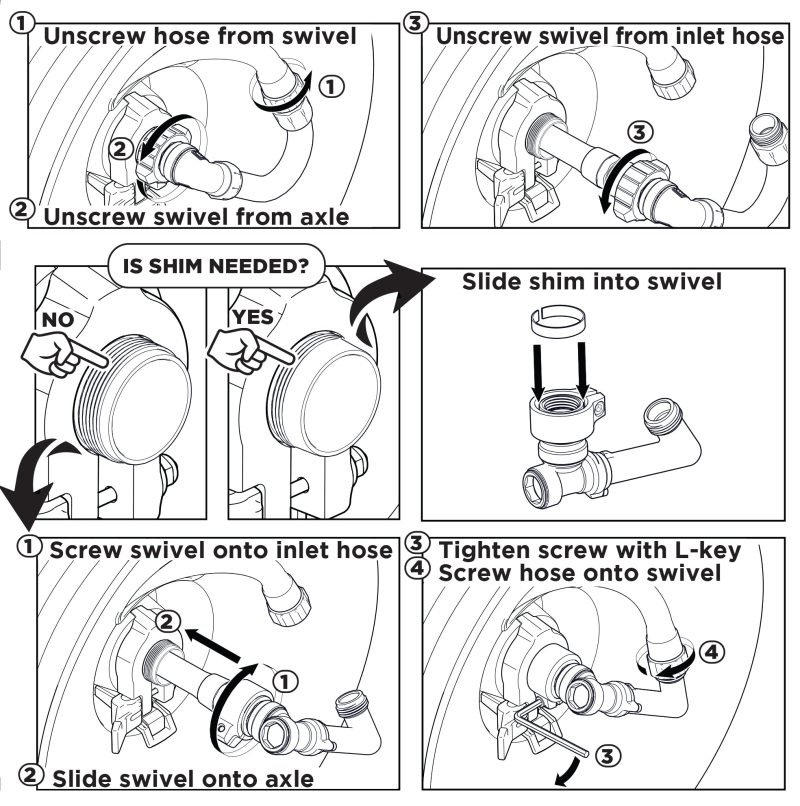 Garden Hose Reel Swivel - Image 4