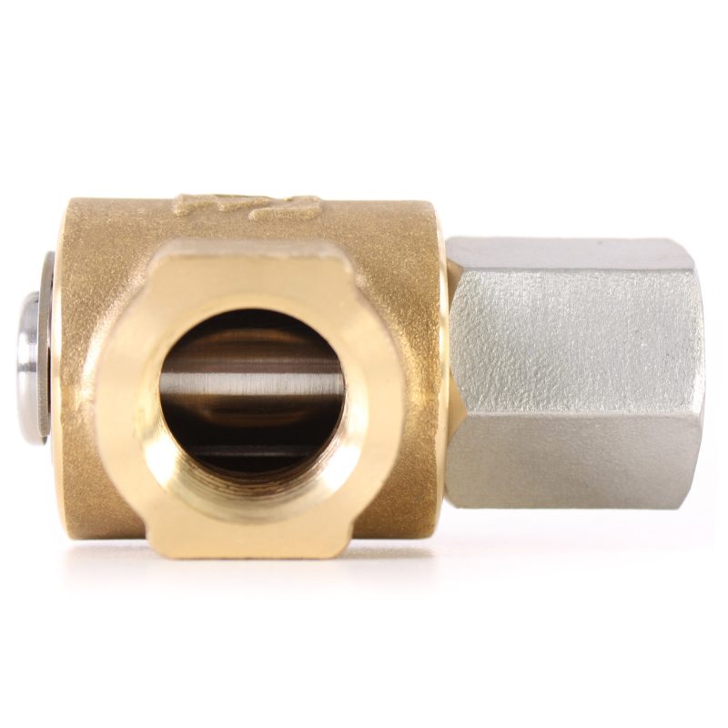 High Pressure Hose Reel Swivel, 1/2"F x 1/2"F, 90?? - Image 2